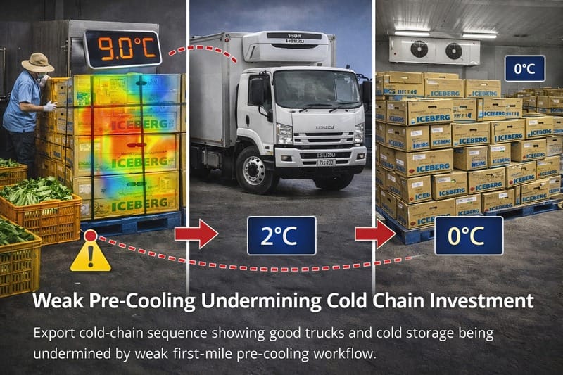 Weak Pre-Cooling Undermining Cold Chain Investment Weak pre-cooling undermining cold chain investment