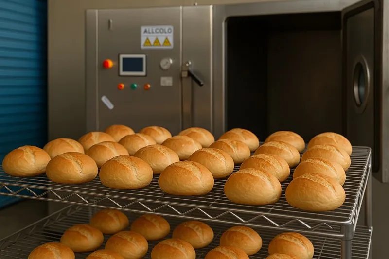 Bakery productivity enhanced by vacuum cooling