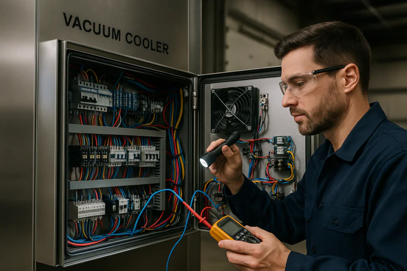 Quarterly vacuum cooler electrical inspection