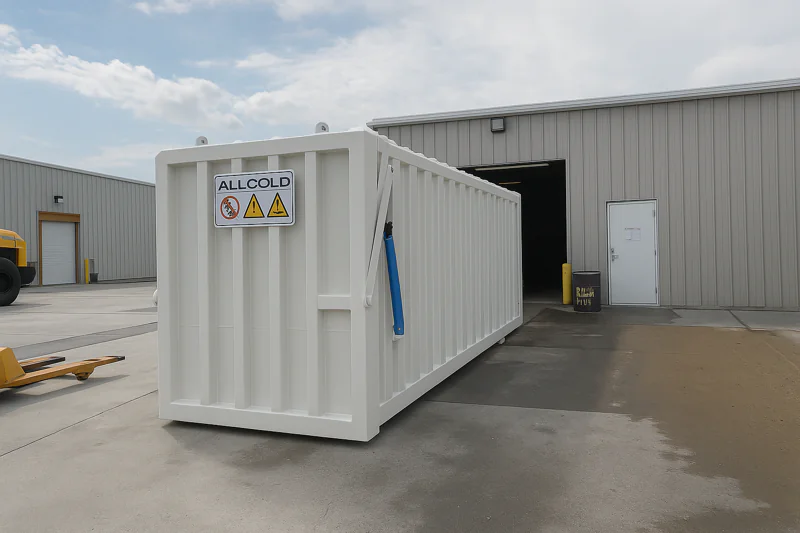 Allcold vacuum cooler at factory site