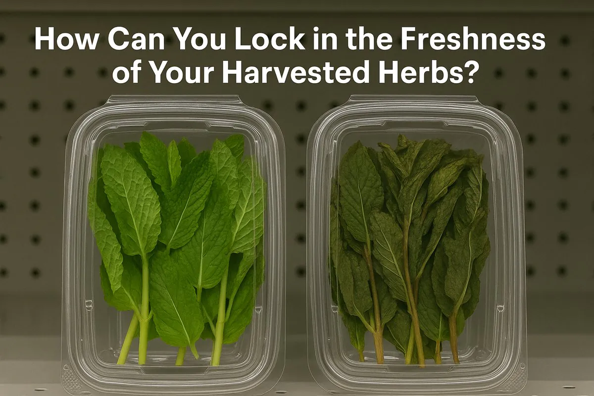 How Can You Lock in the Freshness of Your Harvested Herbs?