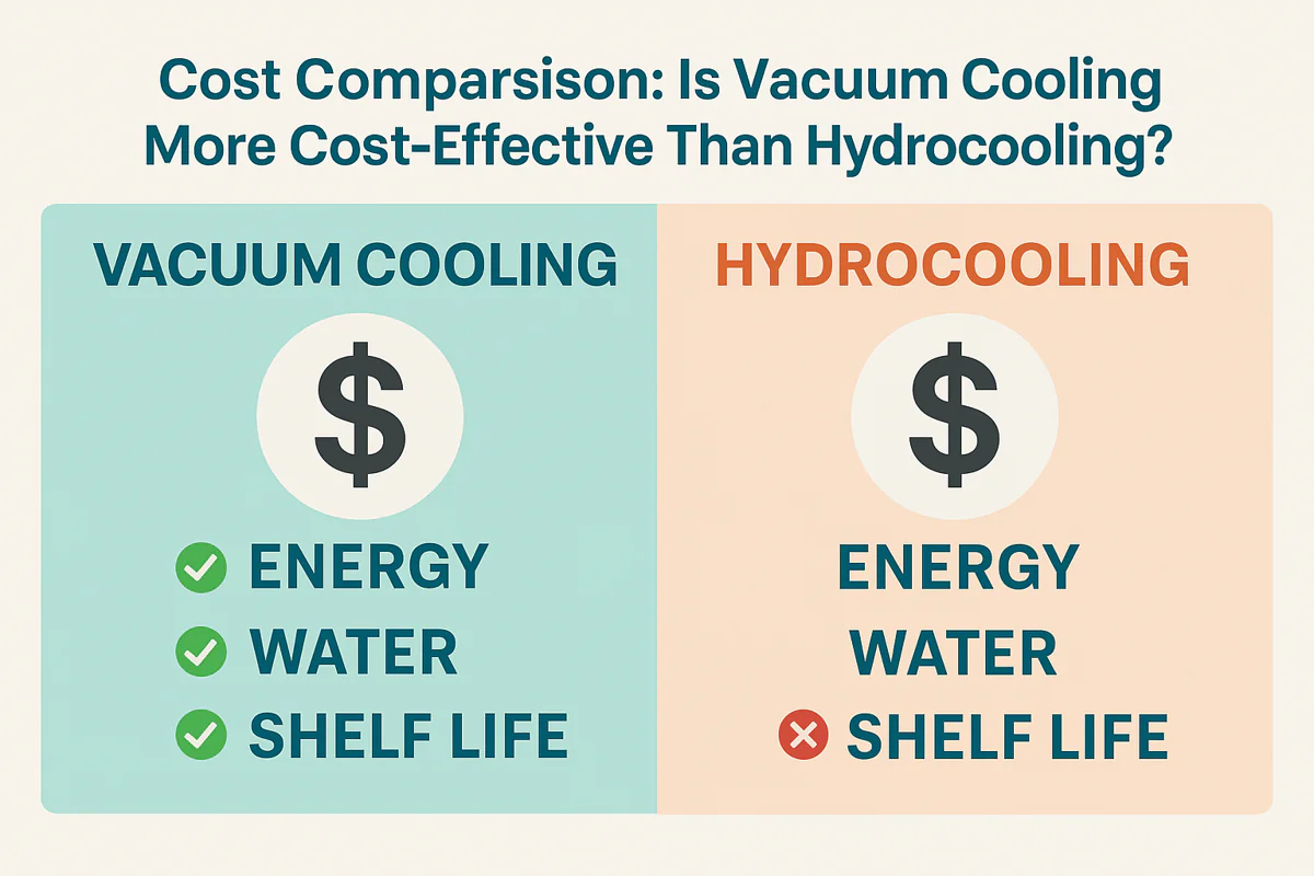 Cost Comparison: Is Vacuum Cooling More Cost-Effective Than Hydrocooling?