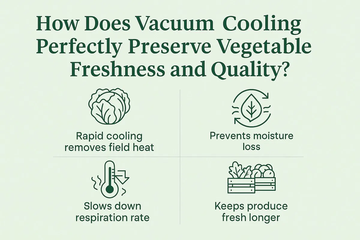 How Does Vacuum Cooling Perfectly Preserve Vegetable Freshness and Quality?
