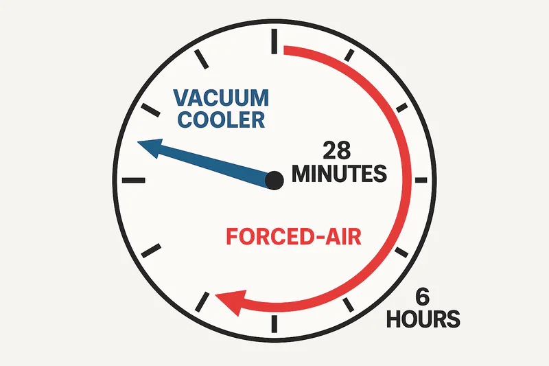 A visual of a clock face. An arrow for 