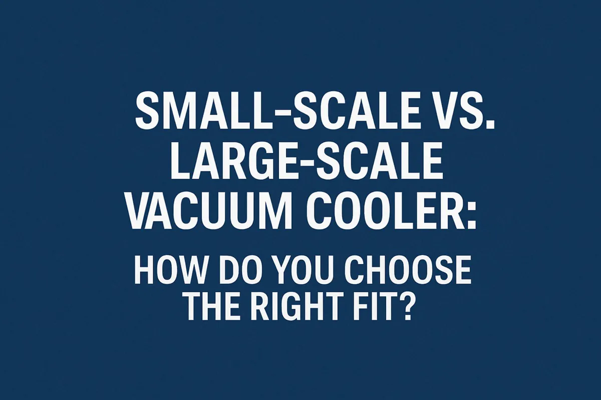 Small-Scale vs. Large-Scale Vacuum Cooler: How Do You Choose the Right Fit?