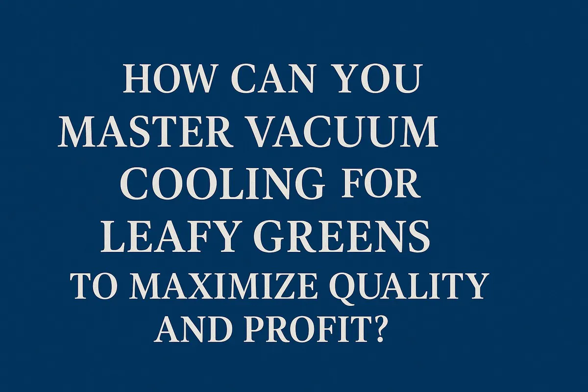 How Can You Master Vacuum Cooling for Leafy Greens to Maximize Quality and Profit?