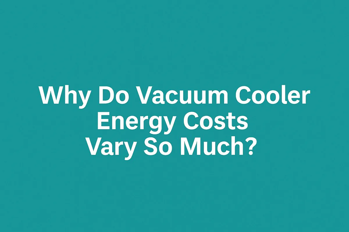 Why Do Vacuum Cooler Energy Costs Vary So Much?