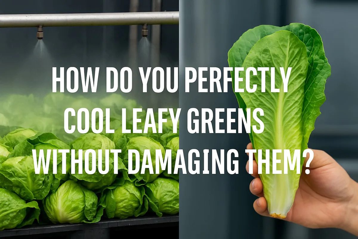 How Do You Perfectly Cool Leafy Greens Without Damaging Them?