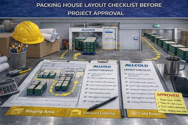 Packing house layout checklist before project approval