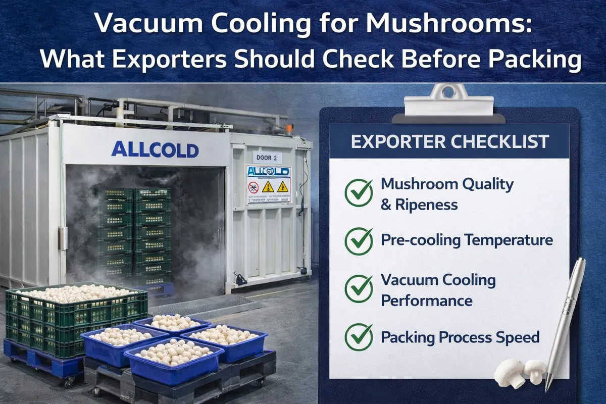 Vacuum Cooling for Mushrooms: What Exporters Should Check Before Packing